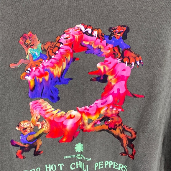 Red Hot Chili Peppers Tour Tee Shirt Men’s Size XL - Picture 7 of 10